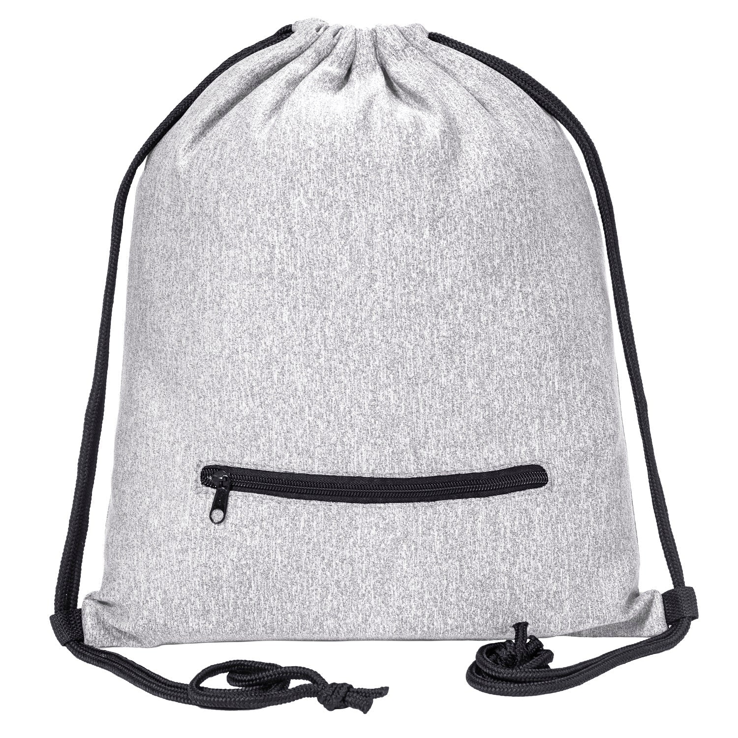 Mélange Drawstring Bag w/ Zipper Pocket - Mato & Hash