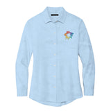 MERCER+METTLE™ Women’s Long Sleeve Stretch Woven Shirt Embroidery - Mato & Hash