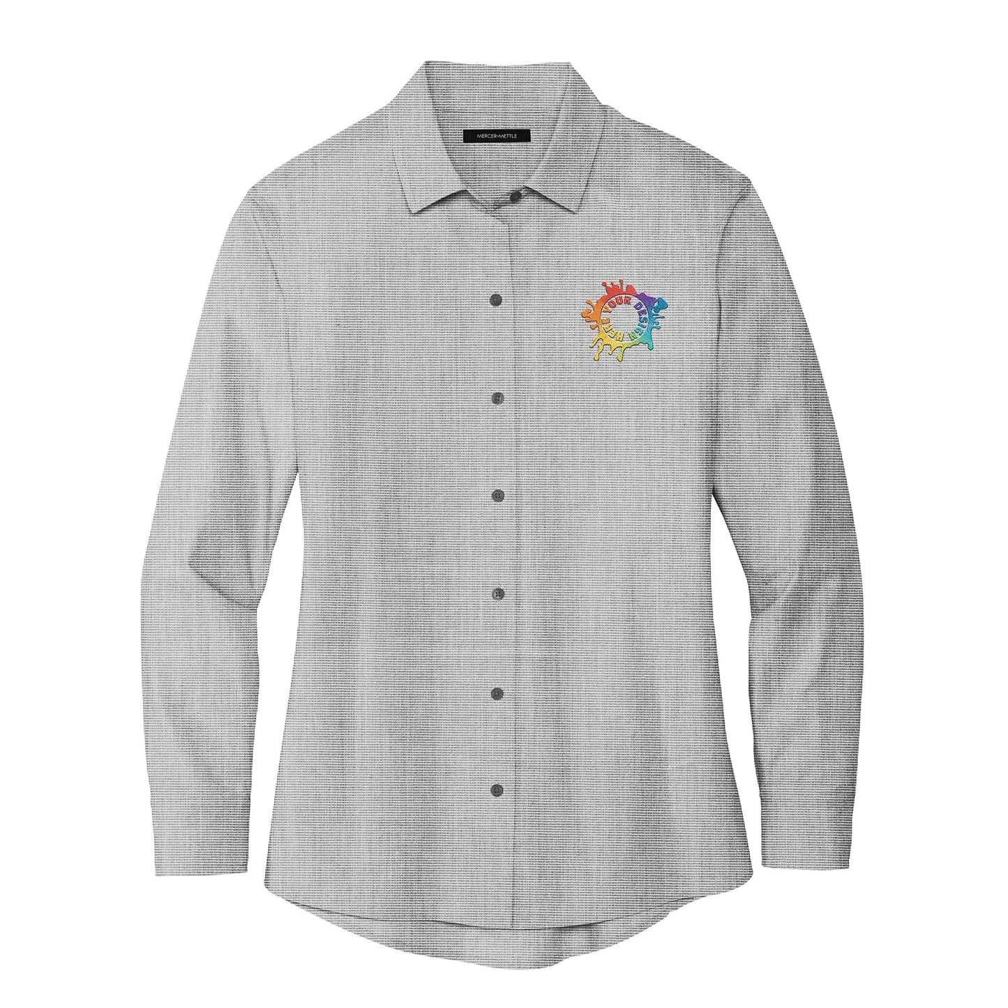 MERCER+METTLE™ Women’s Long Sleeve Stretch Woven Shirt Embroidery - Mato & Hash