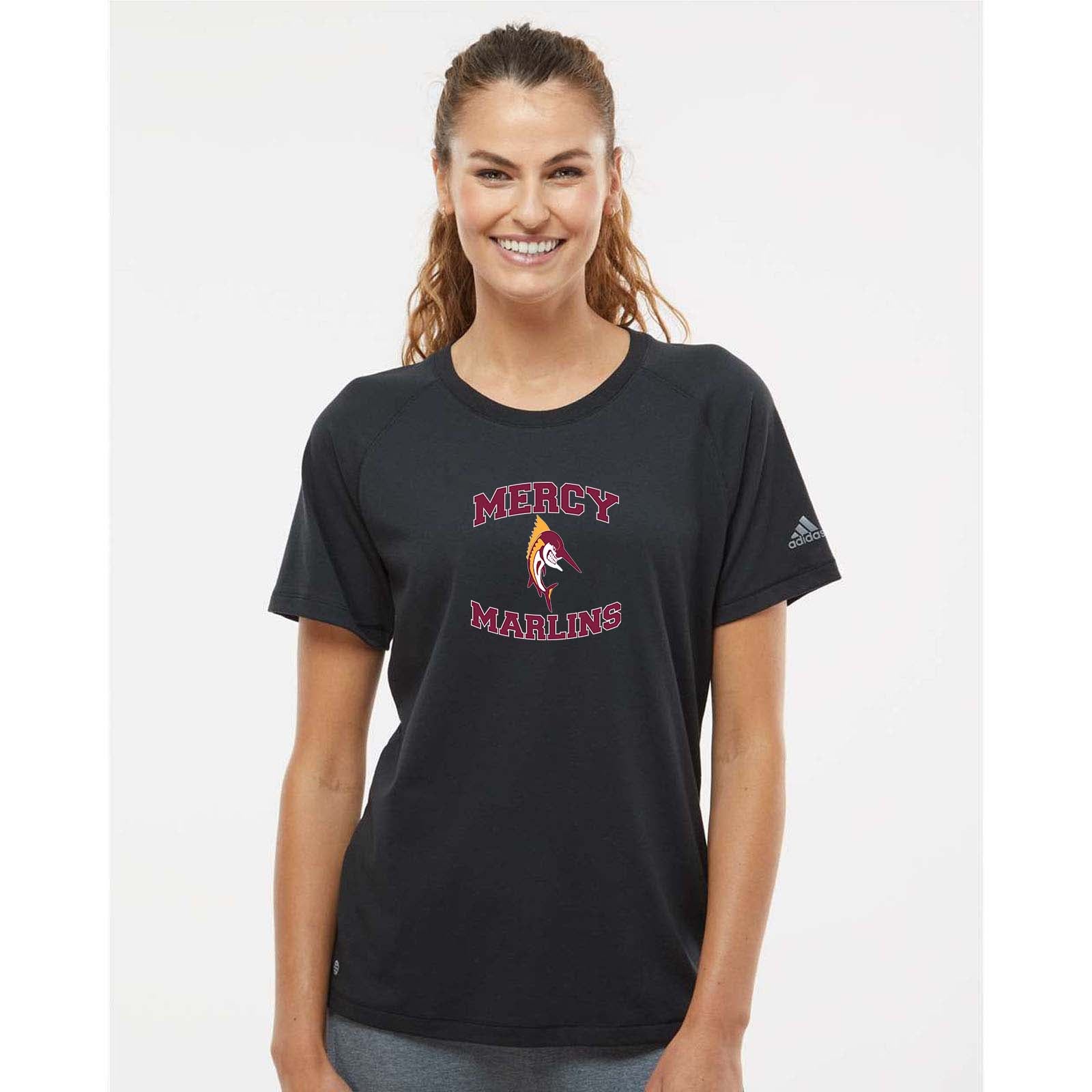 Mercy High School Adidas - Women's Blended T-Shirt Printed - Mato & Hash