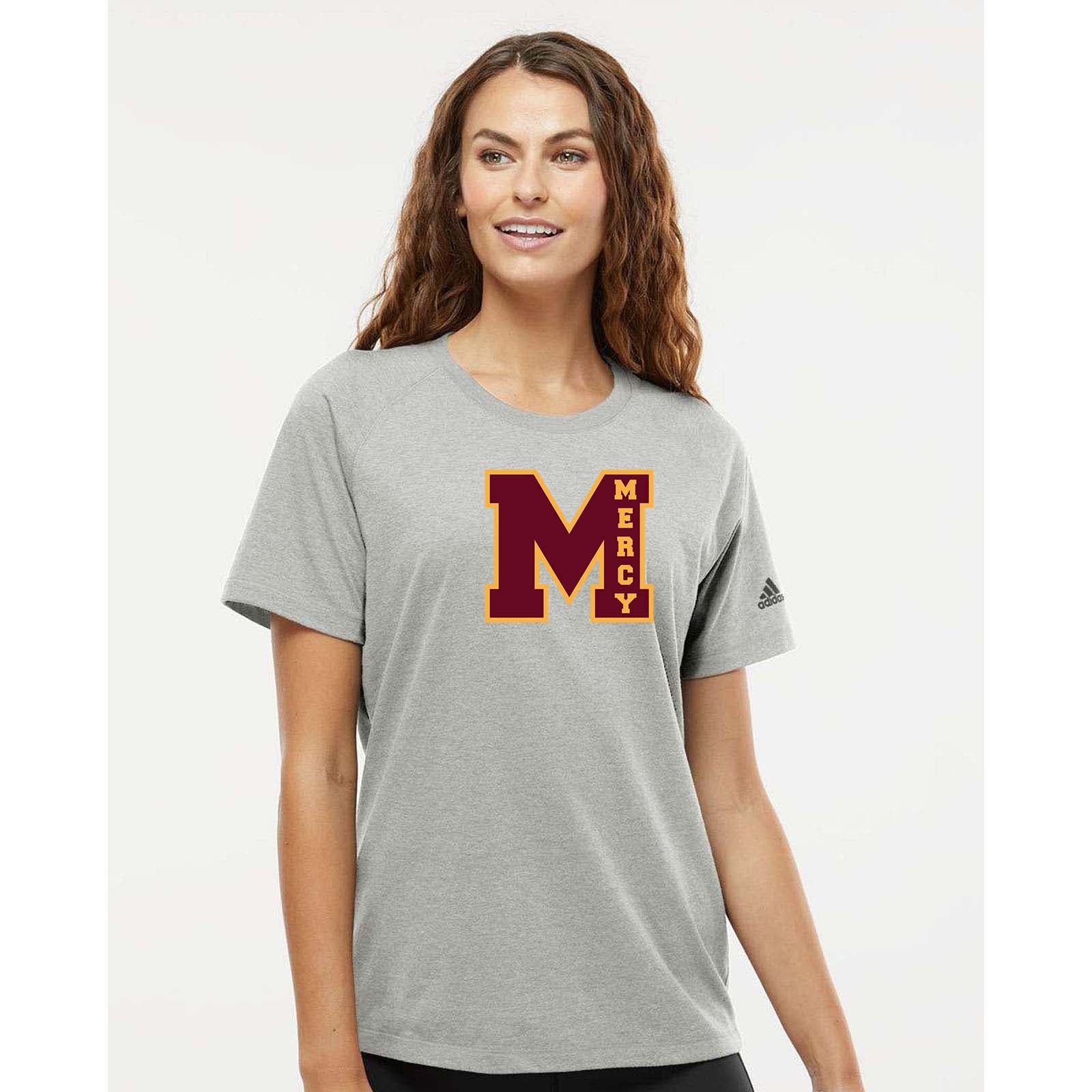 Mercy High School Adidas - Women's Blended T-Shirt Printed - Mato & Hash