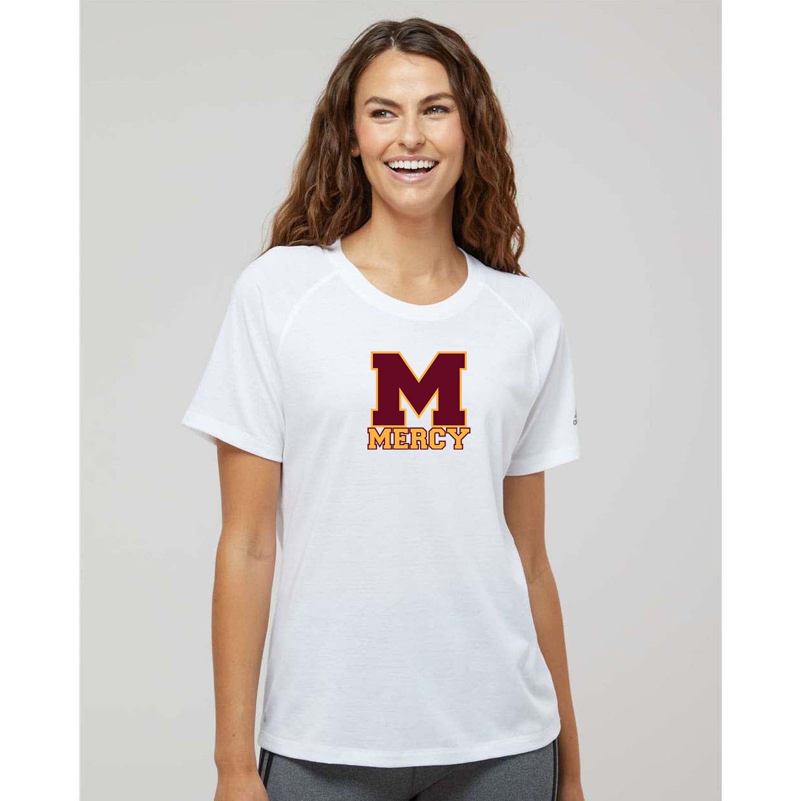 Mercy High School Adidas - Women's Blended T-Shirt Printed - Mato & Hash