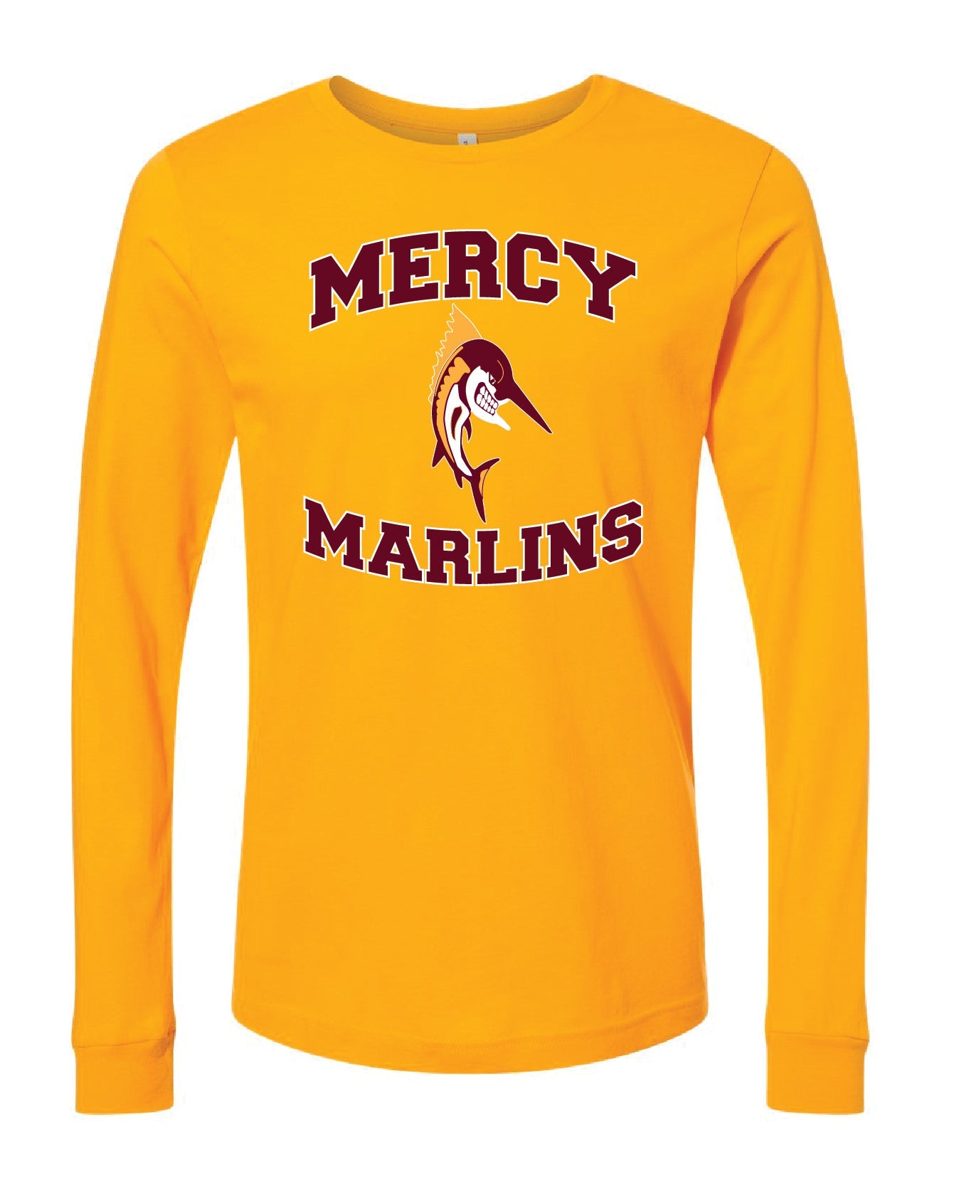 Mercy High School Bella Canvas Unisex Long Sleeve T-Shirt - Mato & Hash