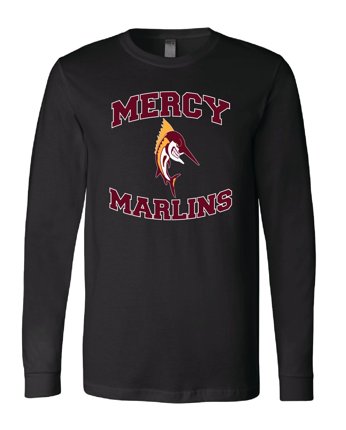 Mercy High School Bella Canvas Unisex Long Sleeve T-Shirt - Mato & Hash