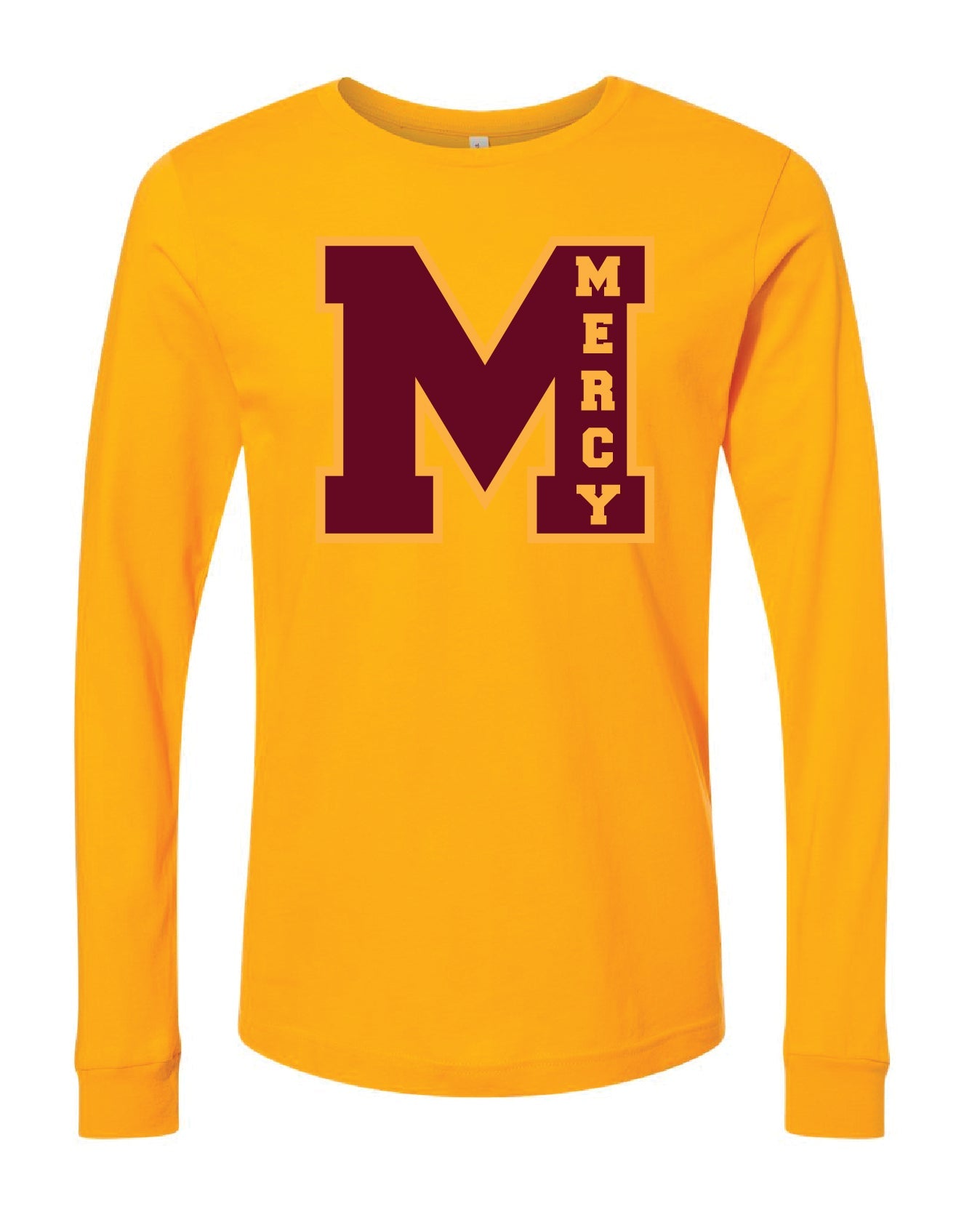 Mercy High School Bella Canvas Unisex Long Sleeve T-Shirt - Mato & Hash