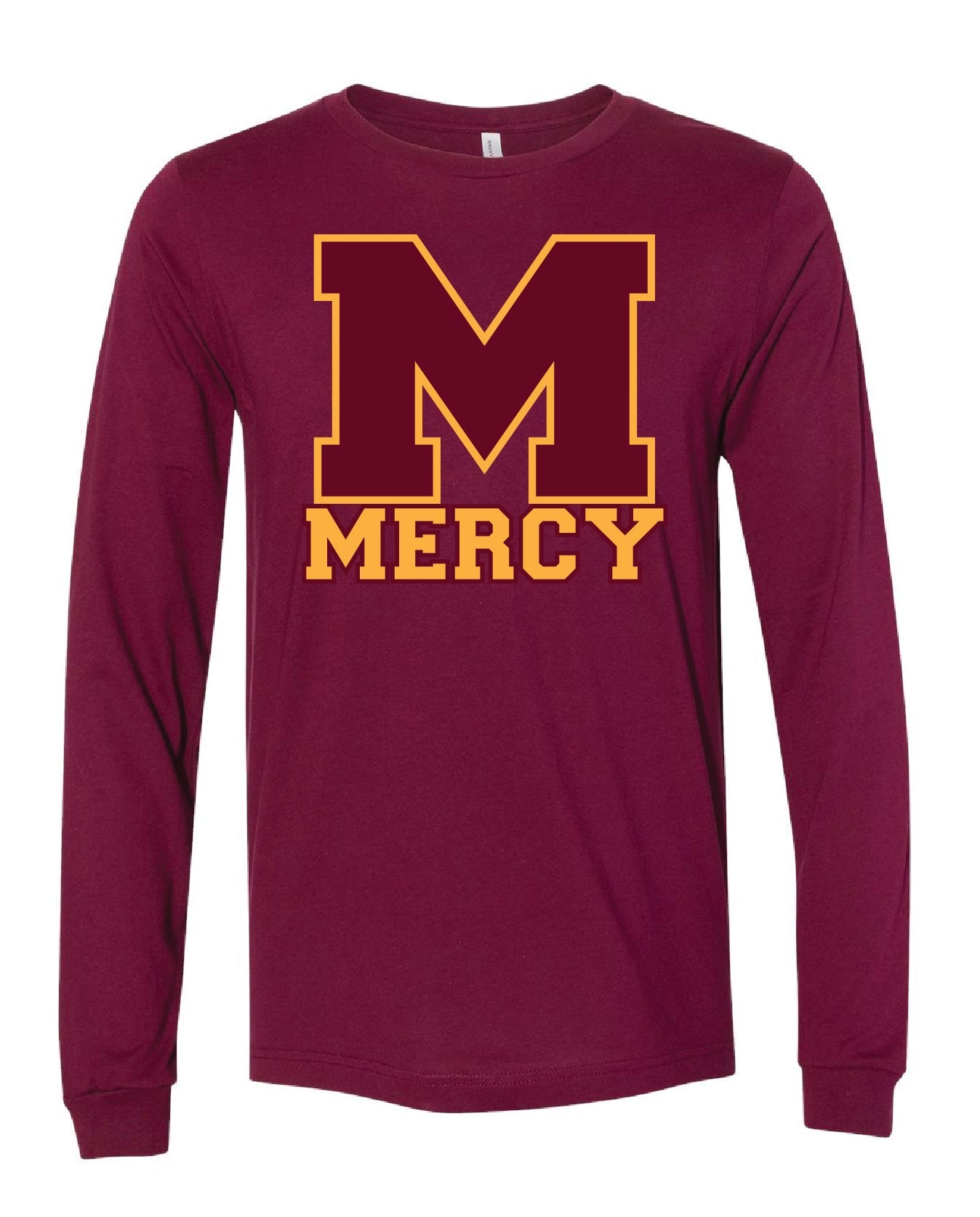 Mercy High School Bella Canvas Unisex Long Sleeve T-Shirt - Mato & Hash