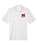 Mercy High School Core365 Men's Origin Performance 100% Polyester Piqué Polo T-Shirt Embroidery - Mato & Hash