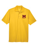 Mercy High School Core365 Men's Origin Performance 100% Polyester Piqué Polo T-Shirt Embroidery - Mato & Hash