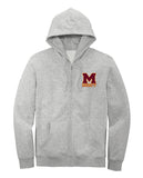 Mercy High School Cotton/Polyester Fleece Full-Zip Hooded Sweatshirt Embroidery - Mato & Hash