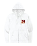 Mercy High School Cotton/Polyester Fleece Full-Zip Hooded Sweatshirt Embroidery - Mato & Hash