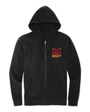 Mercy High School Cotton/Polyester Fleece Full-Zip Hooded Sweatshirt Embroidery - Mato & Hash