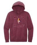 Mercy High School Cotton/Polyester Fleece Hooded Sweatshirt Embroidery - Mato & Hash