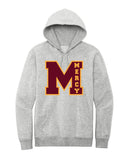 Mercy High School Cotton/Polyester Fleece Hooded Sweatshirt Embroidery - Mato & Hash