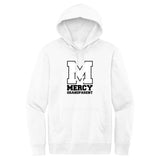 Mercy High School Crest Cotton/Polyester Fleece Hooded Sweatshirt DTG - Mato & Hash