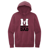 Mercy High School Crest Cotton/Polyester Fleece Hooded Sweatshirt DTG - Mato & Hash