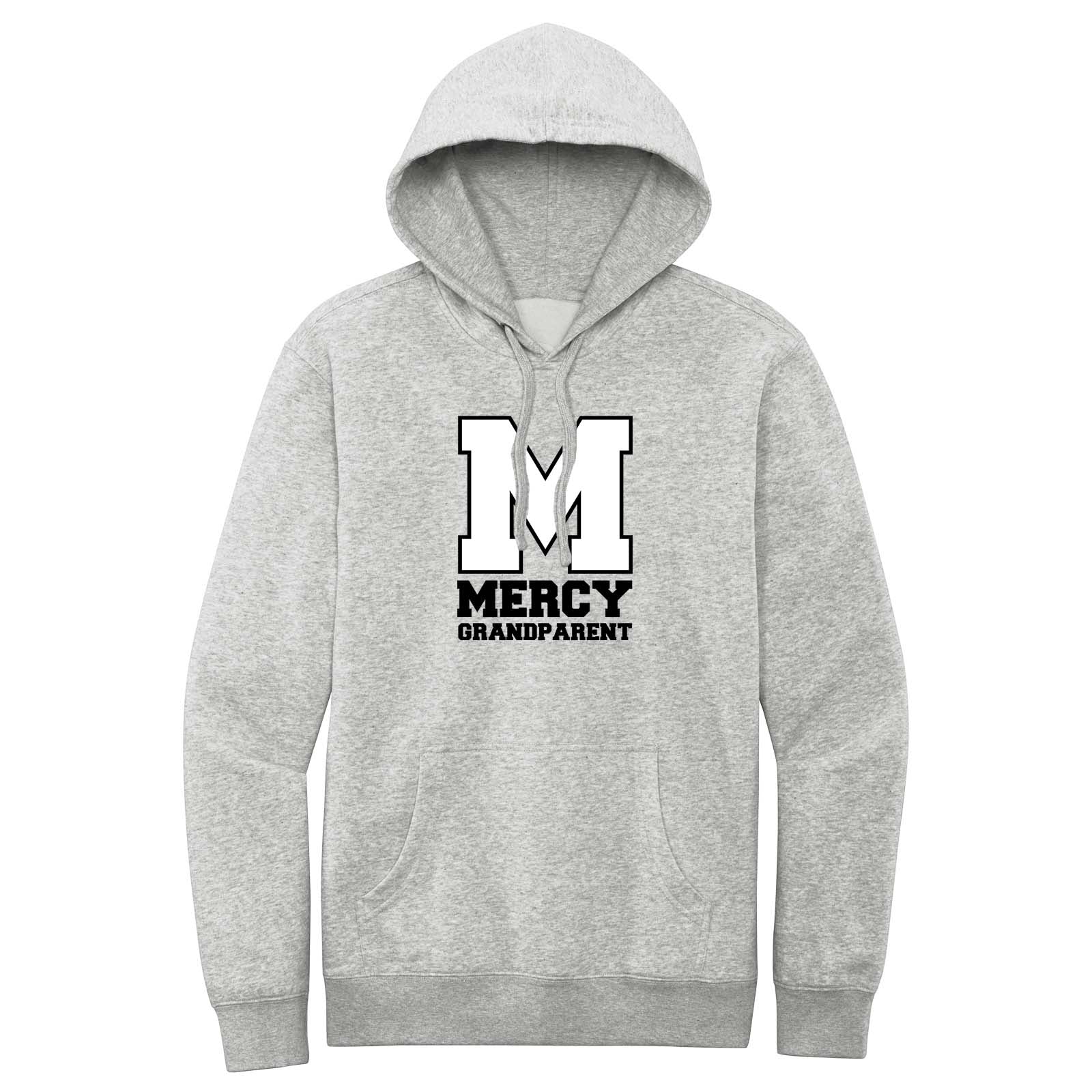 Mercy High School Crest Cotton/Polyester Fleece Hooded Sweatshirt DTG - Mato & Hash