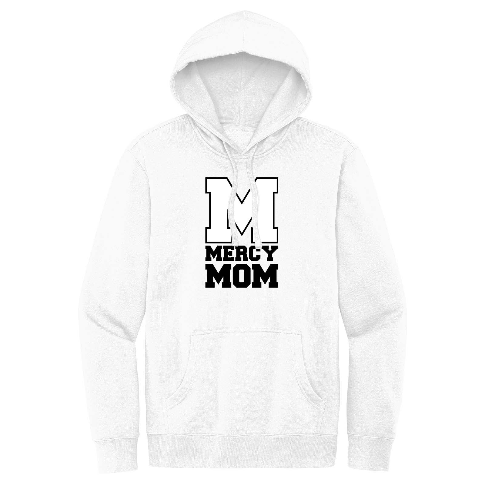 Mercy High School Crest Cotton/Polyester Fleece Hooded Sweatshirt DTG - Mato & Hash