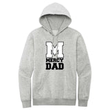 Mercy High School Crest Cotton/Polyester Fleece Hooded Sweatshirt DTG - Mato & Hash