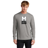 Mercy High School Crest OGIO Luuma Flex Long Sleeve Crew Printed