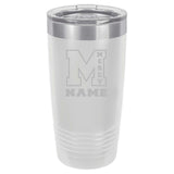 Mercy High School Custom Laser Engraved Name Matte Tumbler 20 oz. - Mato & Hash