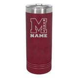 Mercy High School Custom Laser Engraved Name Polar Camel 22 oz. Skinny Tumbler - Mato & Hash