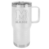 Mercy High School Custom Laser Engraved Name Polar Camel Vacuum Insulated Travel Mug with Slider Lid 20 Oz. - Mato & Hash