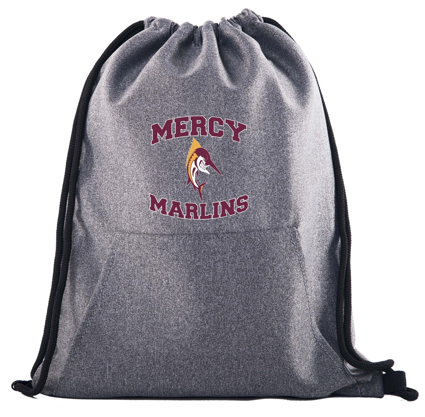 Mercy High School Drawstring Bag w/ Pocket Printed - Mato & Hash