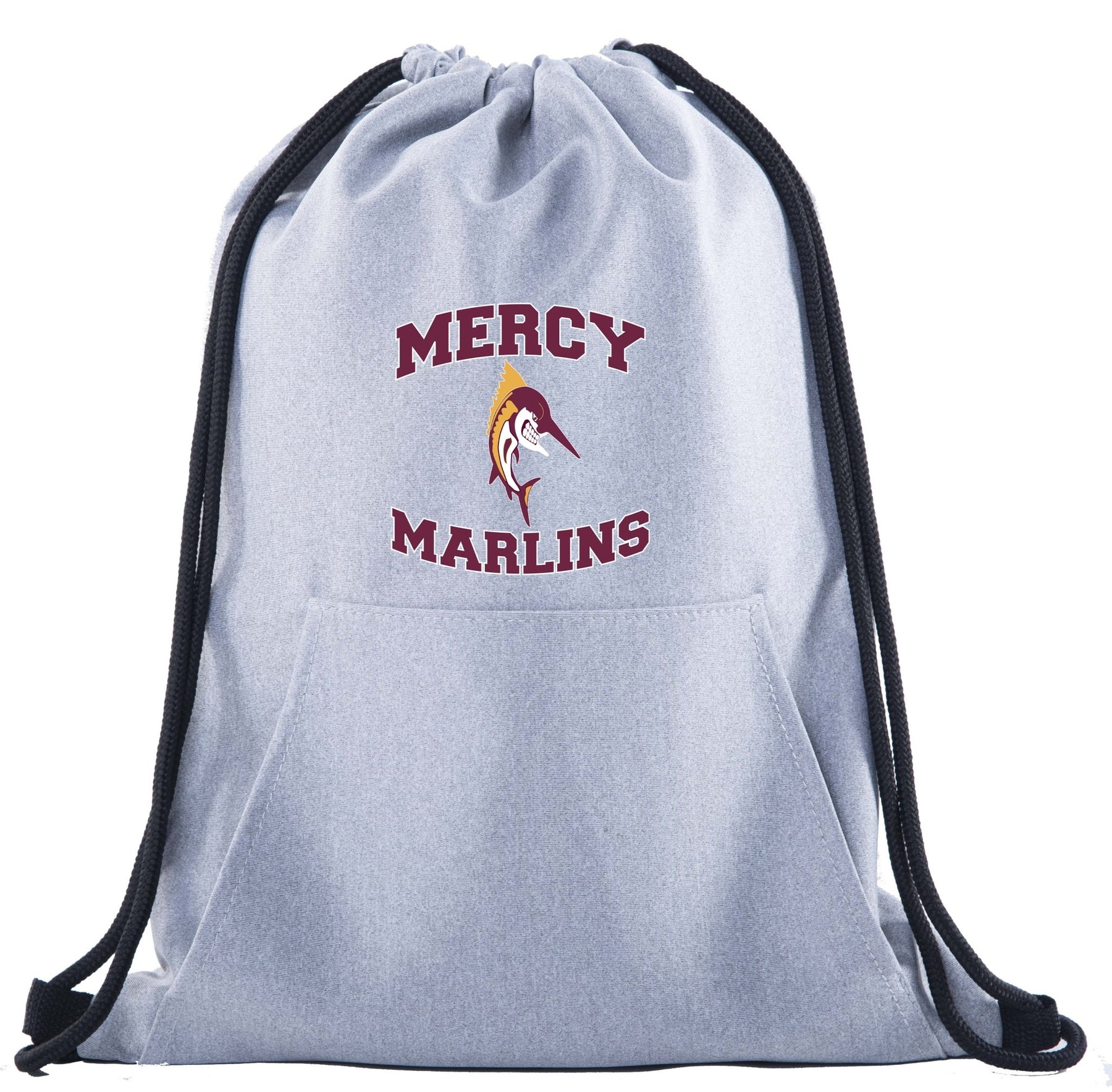 Mercy High School Drawstring Bag w/ Pocket Printed - Mato & Hash