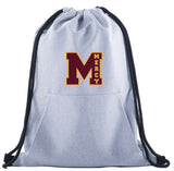 Mercy High School Drawstring Bag w/ Pocket Printed - Mato & Hash