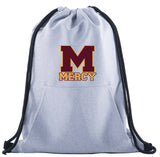 Mercy High School Drawstring Bag w/ Pocket Printed - Mato & Hash