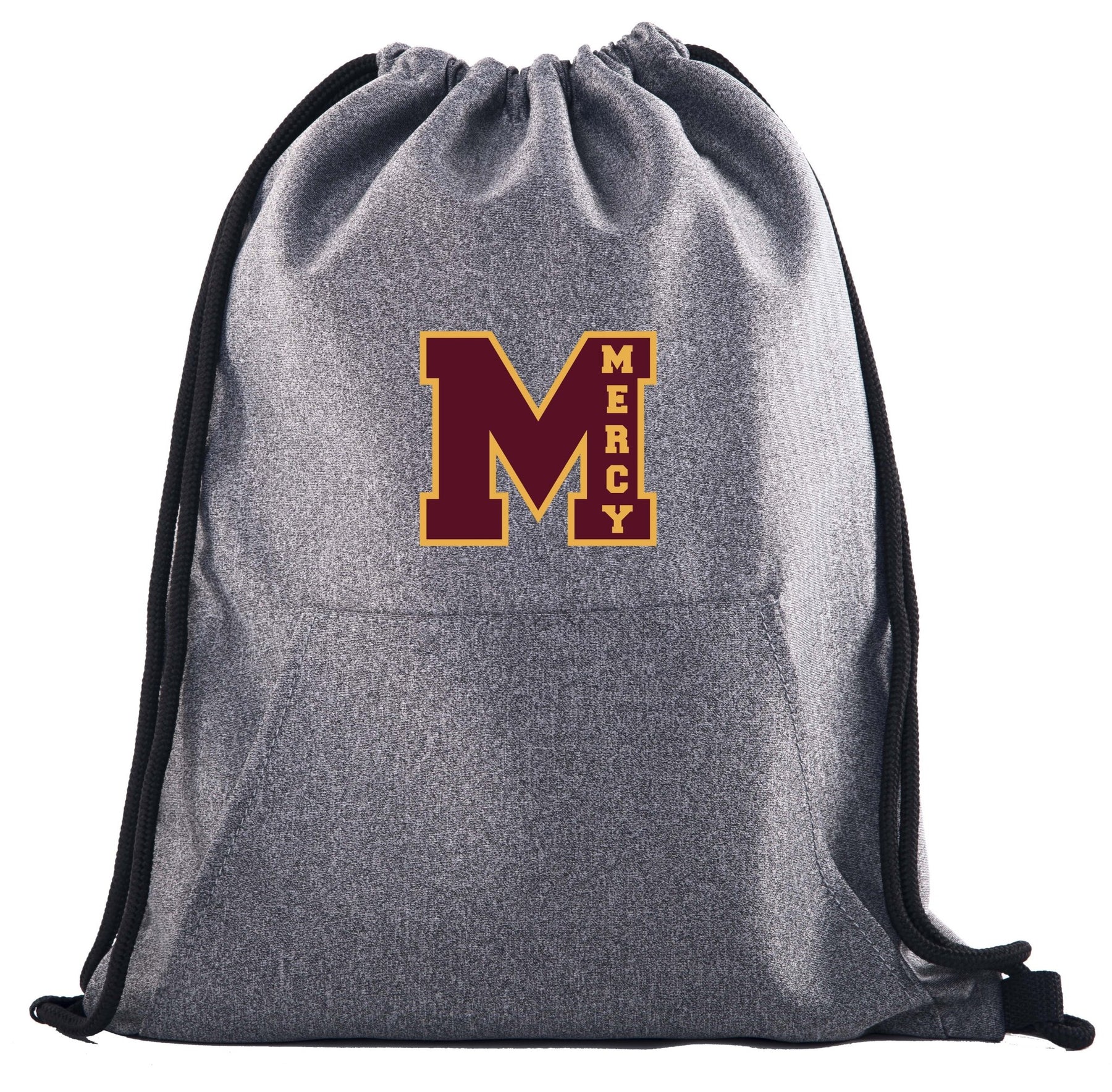 Mercy High School Drawstring Bag w/ Pocket Printed - Mato & Hash