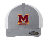 Mercy High School Flexfit 110M Trucker Mesh-Back Cap Embroidery - Mato & Hash