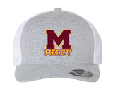 Mercy High School Flexfit 110M Trucker Mesh-Back Cap Embroidery