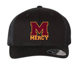 Mercy High School Flexfit 110M Trucker Mesh-Back Cap Embroidery - Mato & Hash