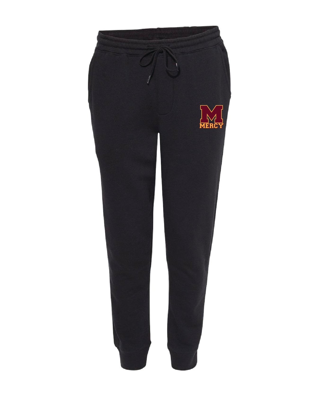 Mercy High School Independent Trading Co. Midweight Fleece Jogger Pants Embroidery - Mato & Hash