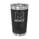 Mercy High School Laser Engraved Matte Pint Tumbler 16 oz.