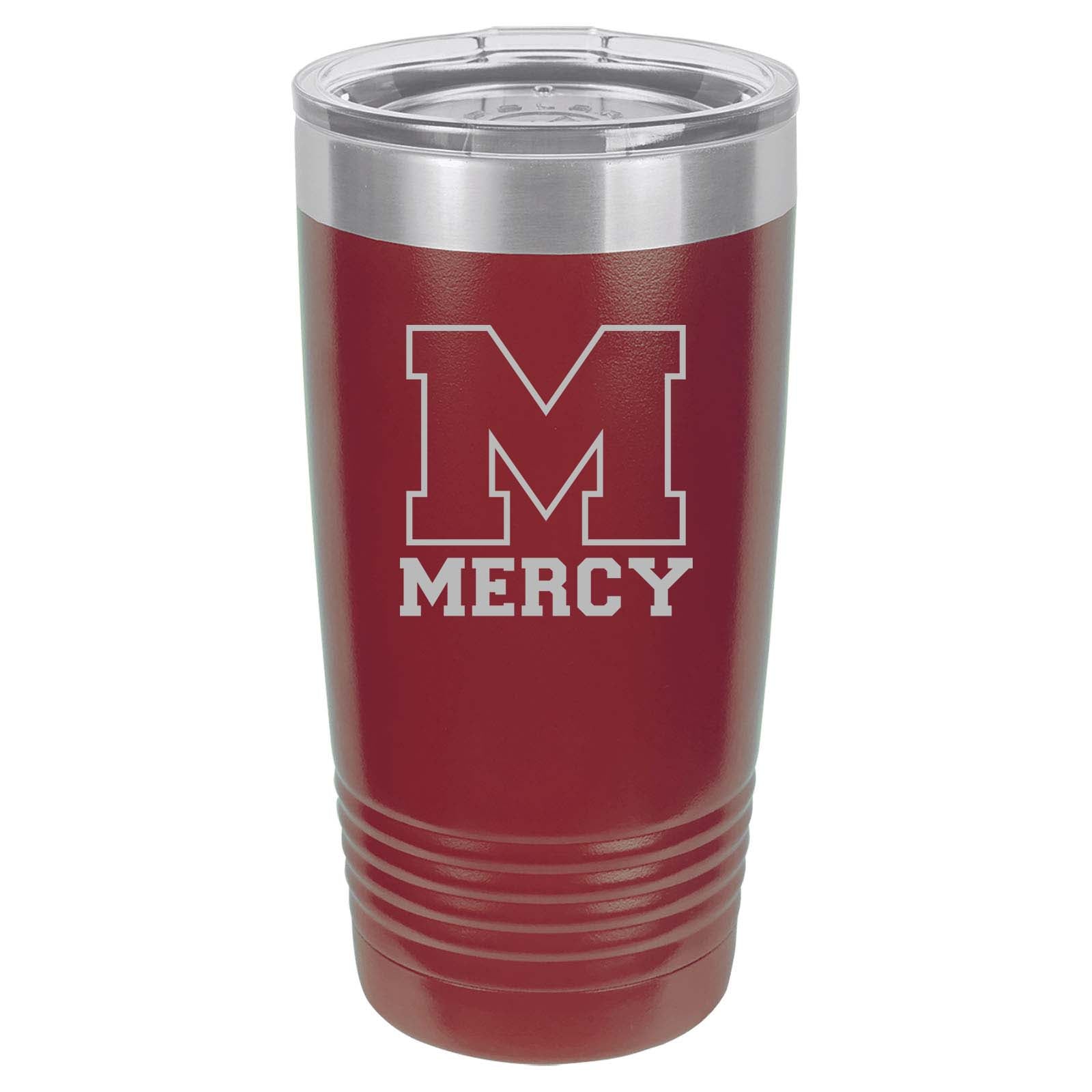 Mercy High School Laser Engraved Matte Tumbler 20 oz. - Mato & Hash