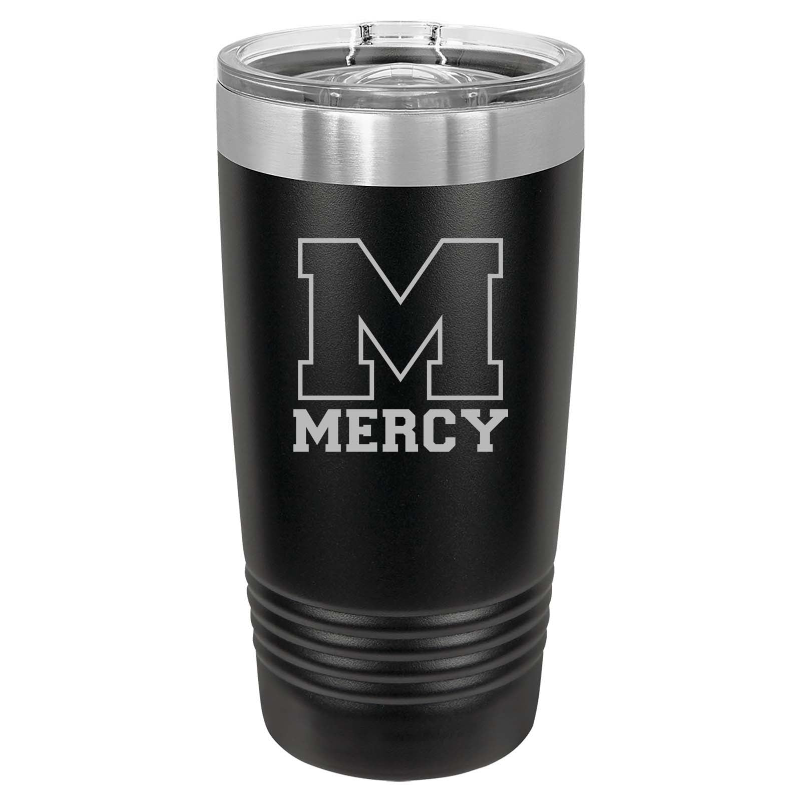 Mercy High School Laser Engraved Matte Tumbler 20 oz. - Mato & Hash