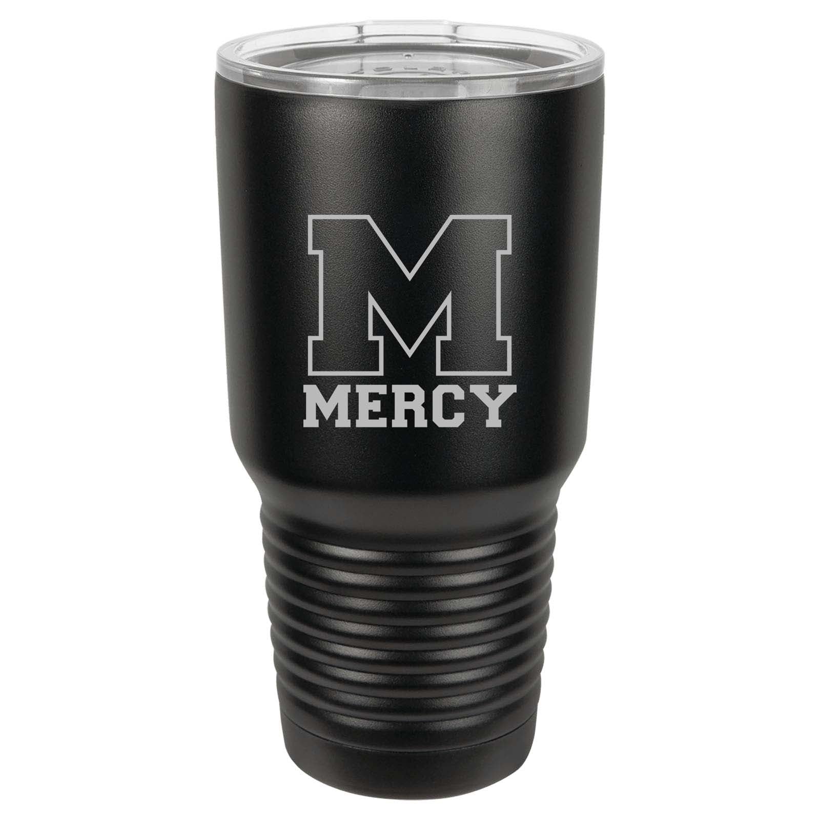 Mercy High School Laser Engraved Matte Tumbler 30 oz. - Mato & Hash