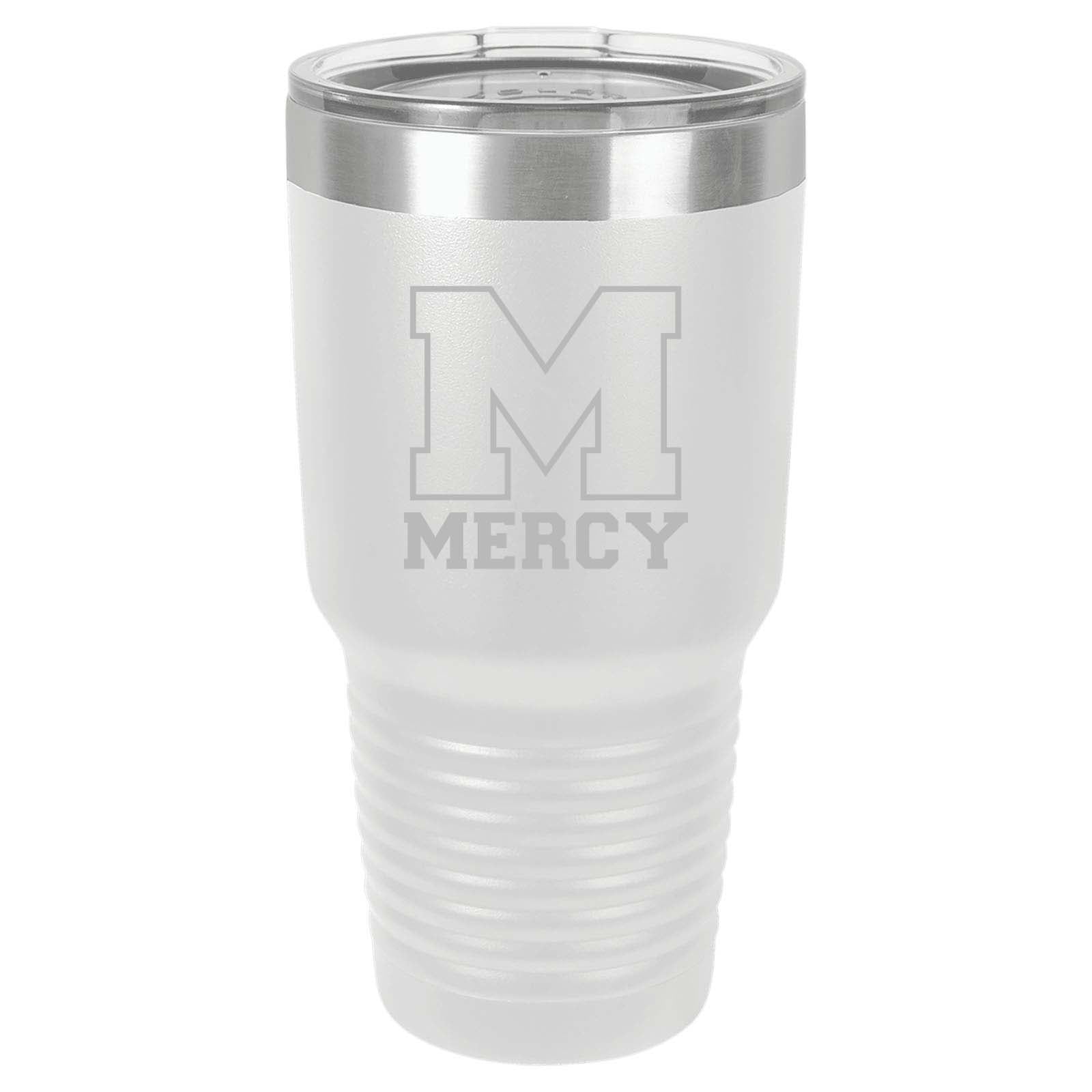 Mercy High School Laser Engraved Matte Tumbler 30 oz. - Mato & Hash