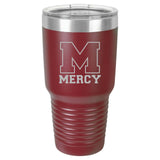 Mercy High School Laser Engraved Matte Tumbler 30 oz. - Mato & Hash