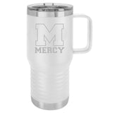 Mercy High School Laser Engraved Polar Camel Vacuum Insulated Travel Mug with Slider Lid 20 Oz. - Mato & Hash