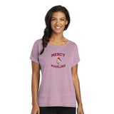 Mercy High School OGIO® Ladies Luuma Cuffed Short Sleeve Embroidered - Mato & Hash