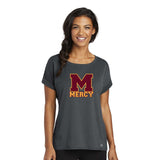 Mercy High School OGIO® Ladies Luuma Cuffed Short Sleeve Embroidered - Mato & Hash