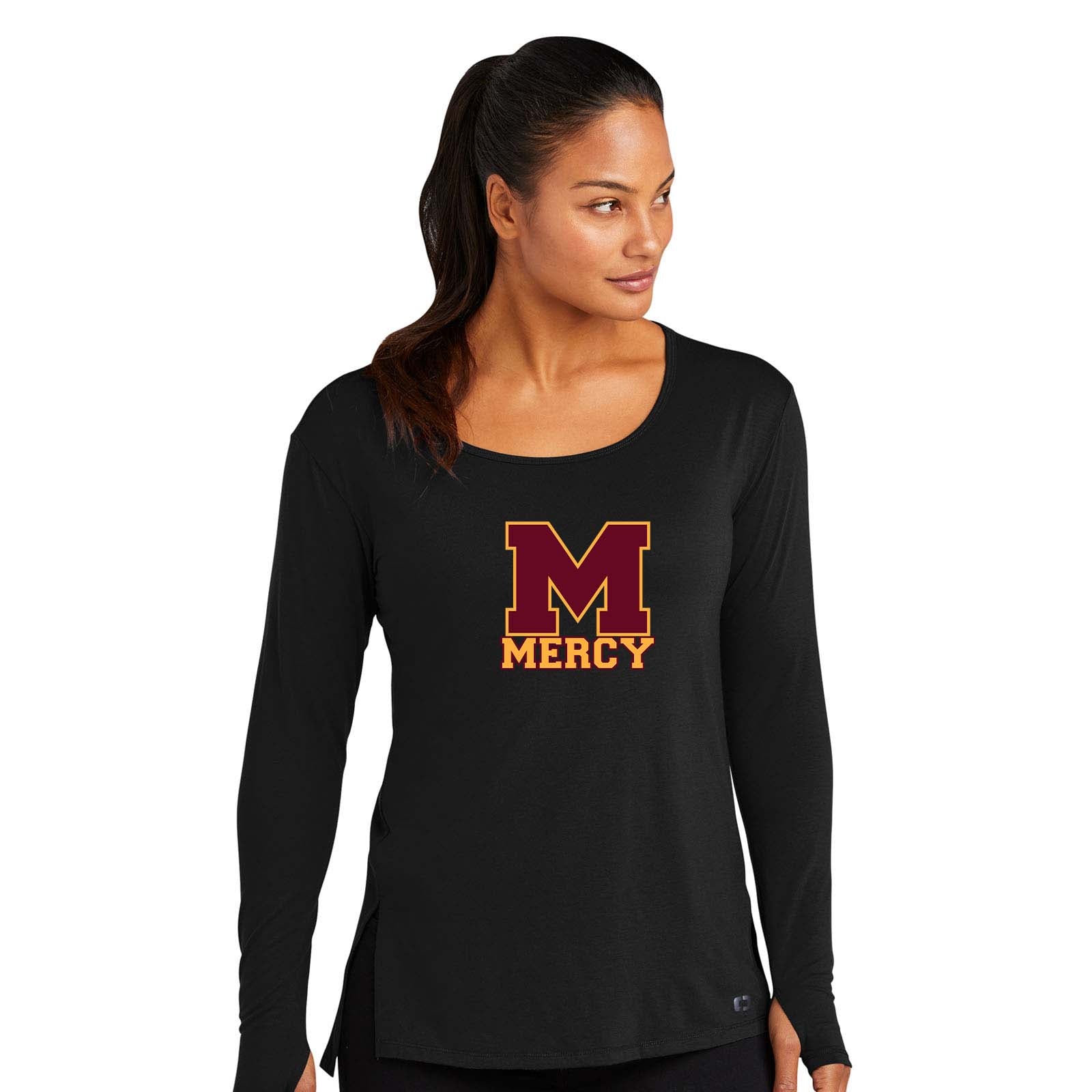 Mercy High School OGIO® Ladies Luuma Long Sleeve Tunic Embroidered - Mato & Hash