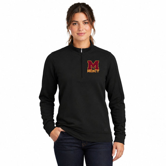 Mercy HS - Mercy M Embroidered Unisex OGIO Luuma 1/2-Zip Fleece