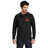 Mercy High School OGIO® Luuma Flex Hooded Henley Embroidery