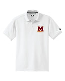 Mercy High School Ogio Men's 100% Polyester Caliber 2.0 Polo T-Shirt Embroidery - Mato & Hash