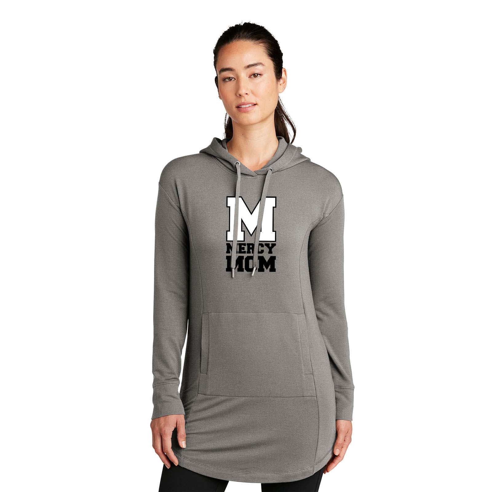 Mercy High School Spirit Crest OGIO Ladies Luuma Flex Tunic Printed - Mato & Hash