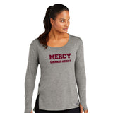 Mercy High School Spirit OGIO Ladies Luuma Long Sleeve Tunic Printed - Mato & Hash